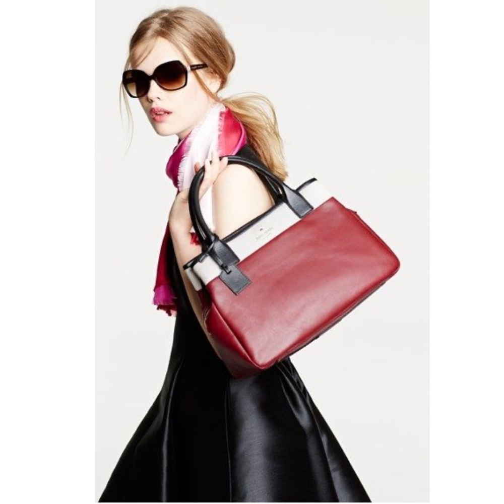 Kate Spade Branton Square Mills Leather Tote bag